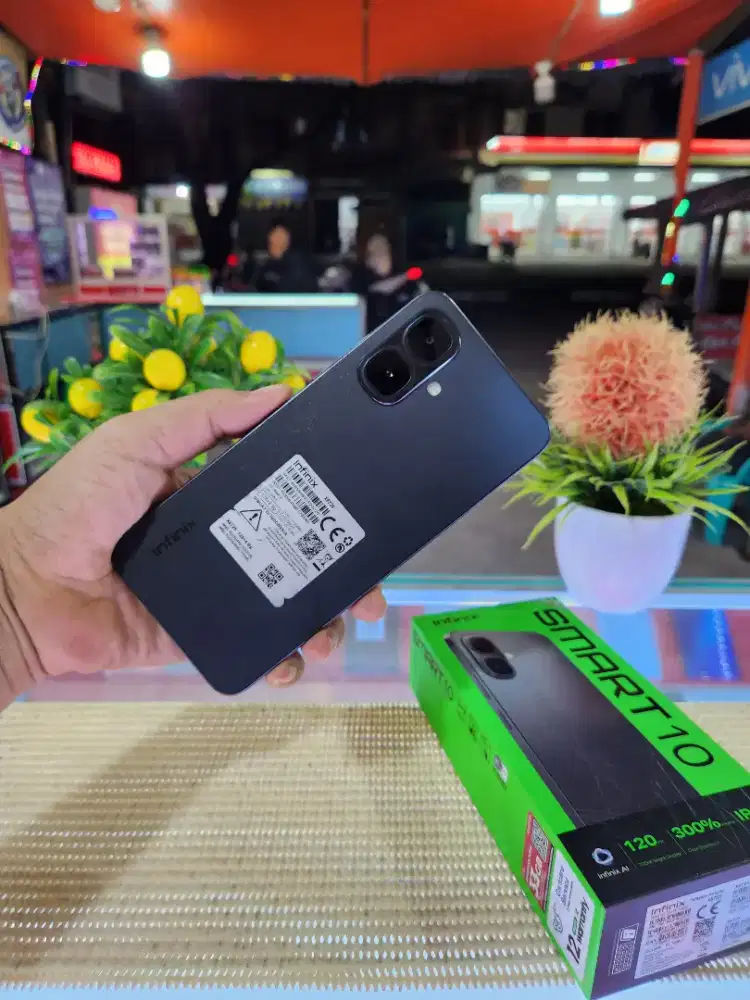 Infinix Smart 10 Ram (4+4) 8Gb/ 128Gb Fullset Mulus Ori 100% Like New