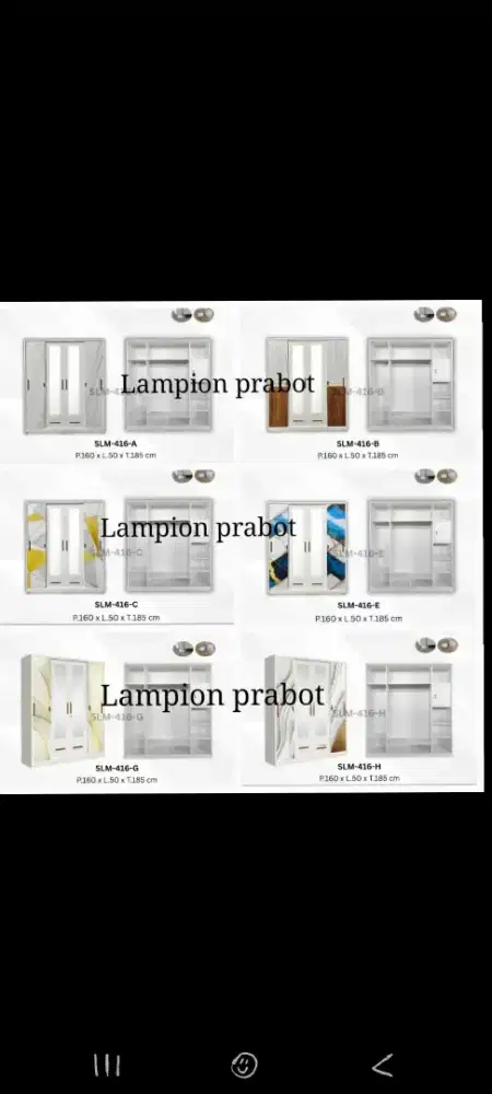 Lemari pakaian promo