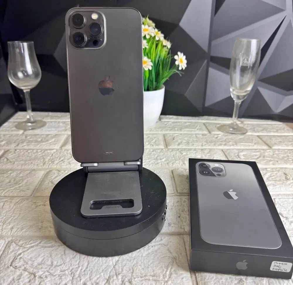 Iphone 13 pro max 256gb graphite iBox Fullset Mulus