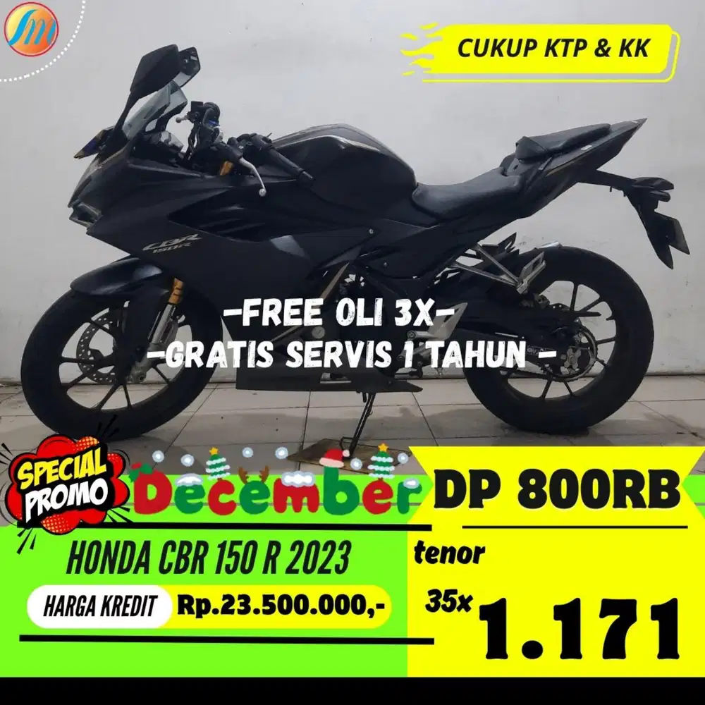 DP 800RIBU HONDA CBR 150R 2023 ANGSURAN TERJANGKAU BERGARANSI