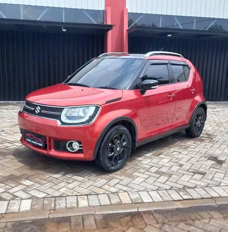 suzuki ignis GX ags 2018 merah, kinclong, terawat, dp murah