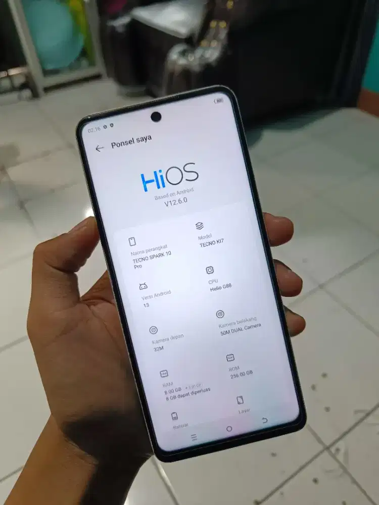 Tecno Spark 10 Pro 8+5/256GB HP + Casan 18Watt