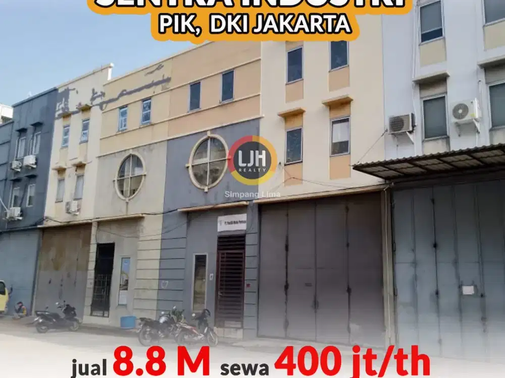 Dijual Gudang + Office di kawasan Sentra Industri Terpadu PIK