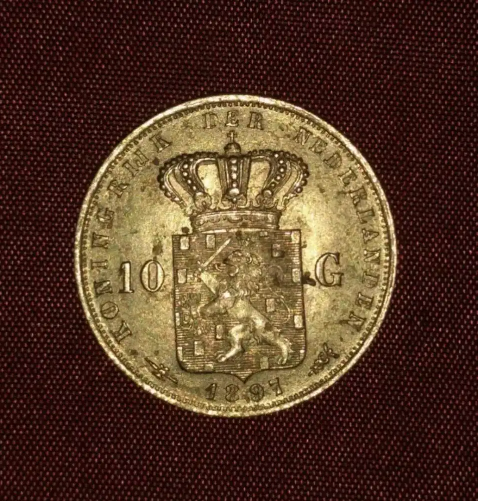 Coin 10 Gulden 1897