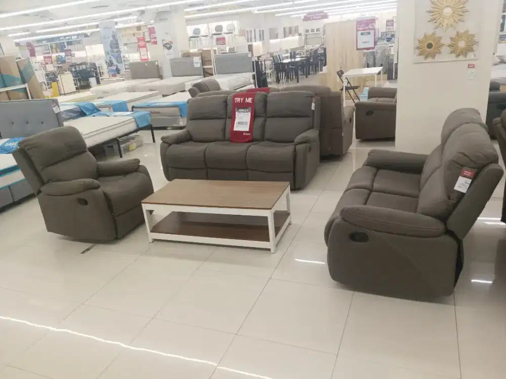 SOFA SET RECLINER MURAH