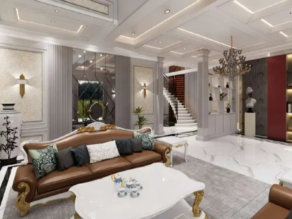 RUMAH MEWAH AMERICAN CLASSIC LUXURY MANSION JL PEKAYON PASAR MINGGU JAKSEL