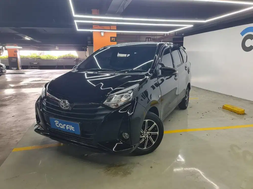 NIK 2021 Toyota Calya 1.2 G AT Black Metallic odo 60xxx KM