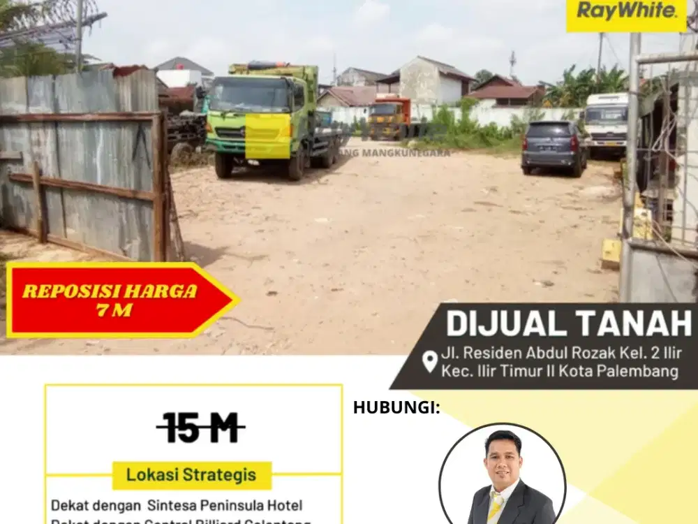 DIjual Cepat Tanah di Kota Palembang