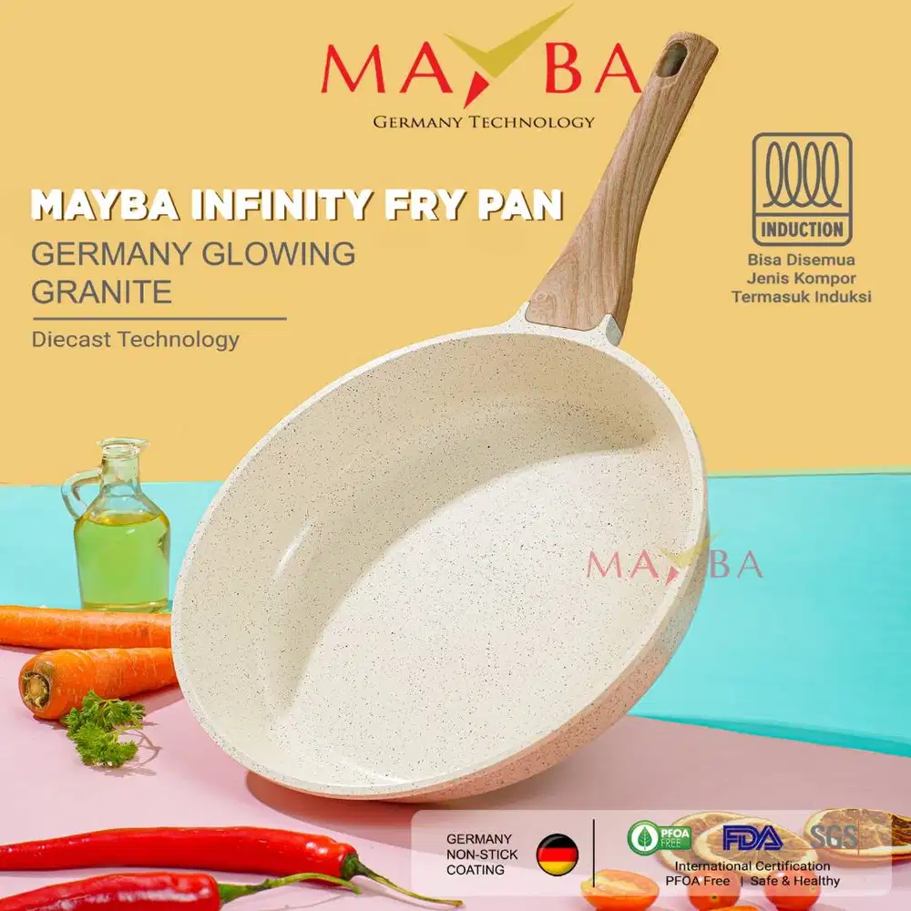 MAYBA WAJAN FRY PAN/ Frypan Mayba Infinity 20 Cm Panci Anti Lengket