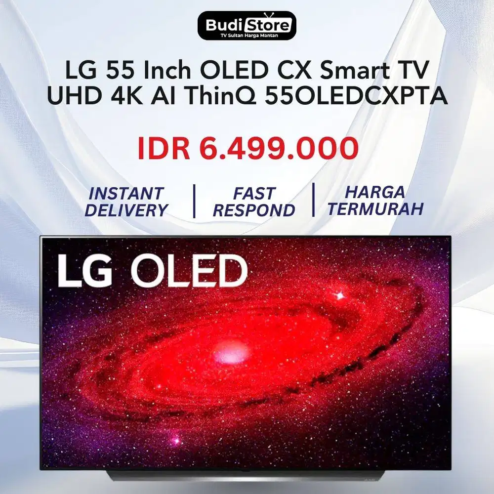 LG 55 Inch OLED CX Smart TV UHD 4K AI ThinQ 55OLEDCXPTA