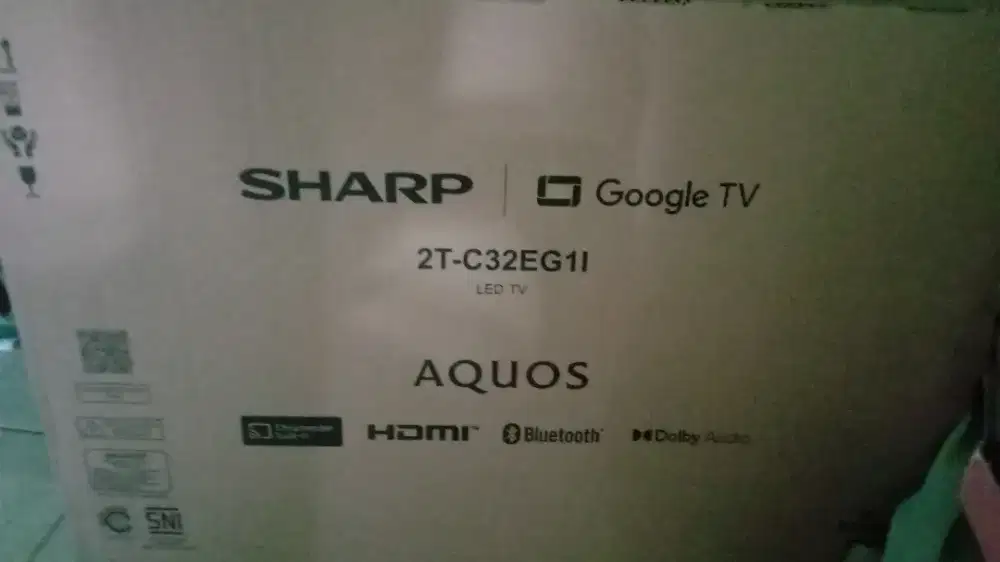 Jual tv Sharp 32 inc masih bagus seperti baru