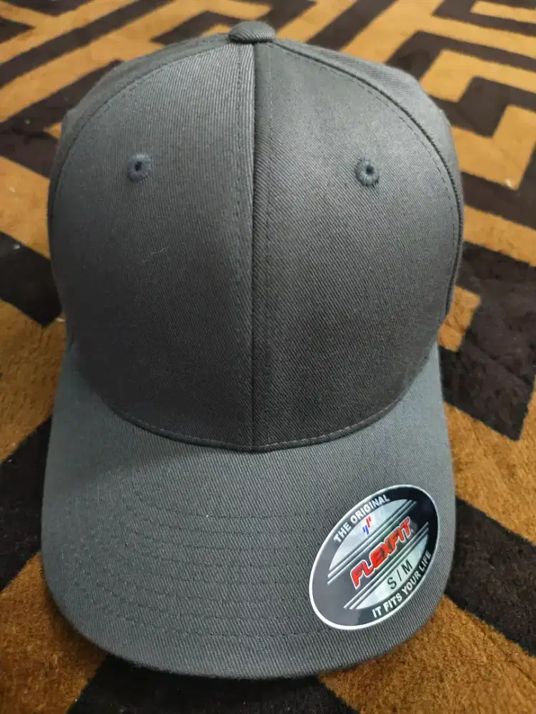 Topi snapback polos Port authority
