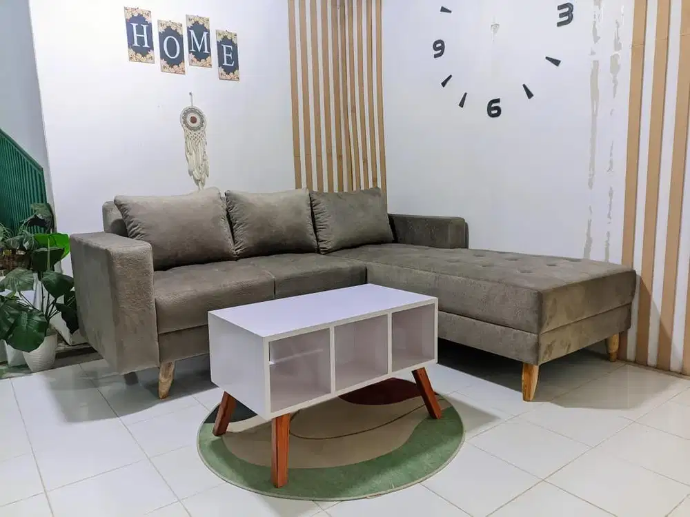 Sofa L ready murah