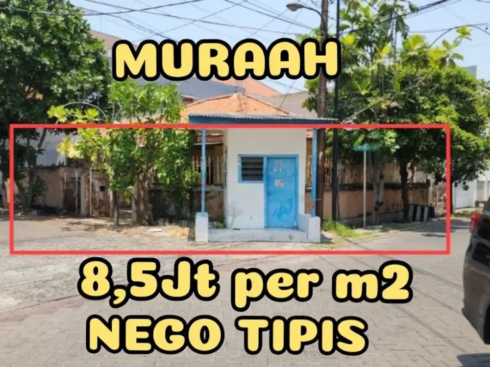 ‼️MURAAH‼️RUMAH LAMA HOOK HITUNG TANAH di MULYOSARI DEKAT SUTOREJO, SURABAYA TIMUR. COCOK UNTUK RUMAH KOS, HUNIAN