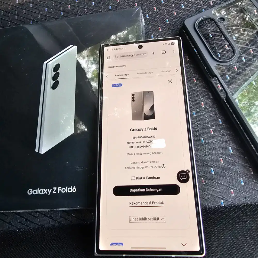 Samsung Galaxy Z Fold 6 12/512 Silver Shadow SEIN Like New Fold6