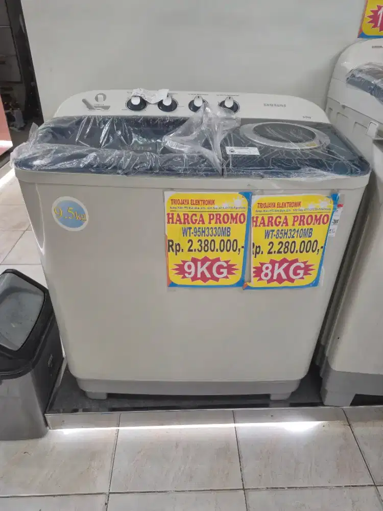 MESIN CUCI SAMSUNG 9KG PROMO CREDIT BUNGA 0% FREE 1KALI CICILAN