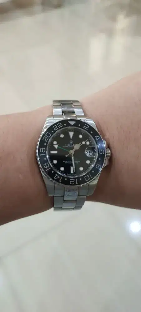 Rolex oyster Gmt ii black panther