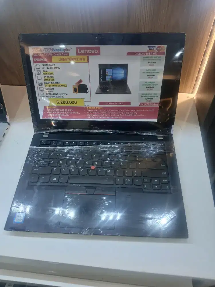 Promo cicilan Laptop Lenovo Thinkpad ram 16gb ddr 4