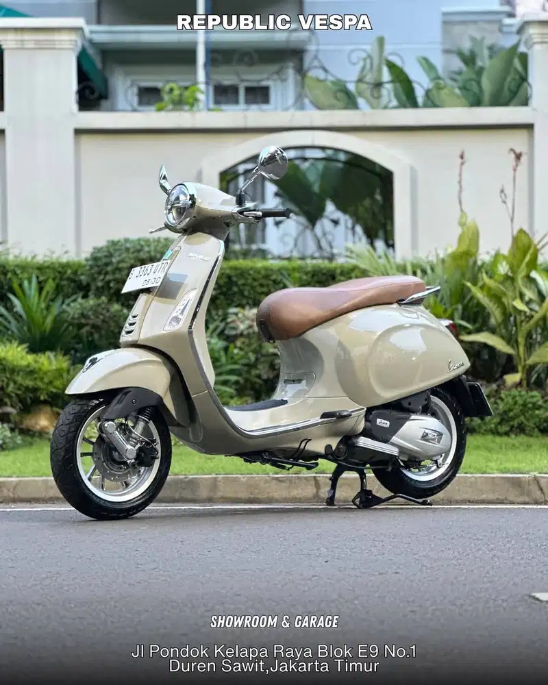 DIJUAL CEPAT PRIMAVERA 150 IGET ABS LED FACELIFT TH 2019 BEIGE