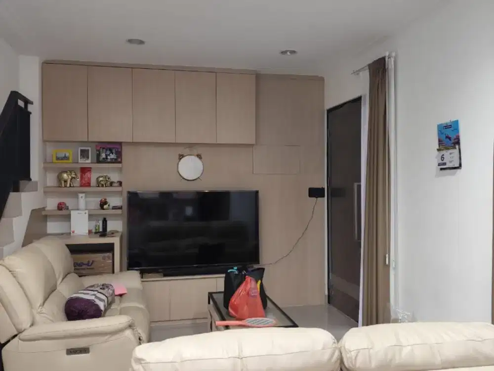 sewa rumah milenial PIKm 2 extension uk 8x10m furnished