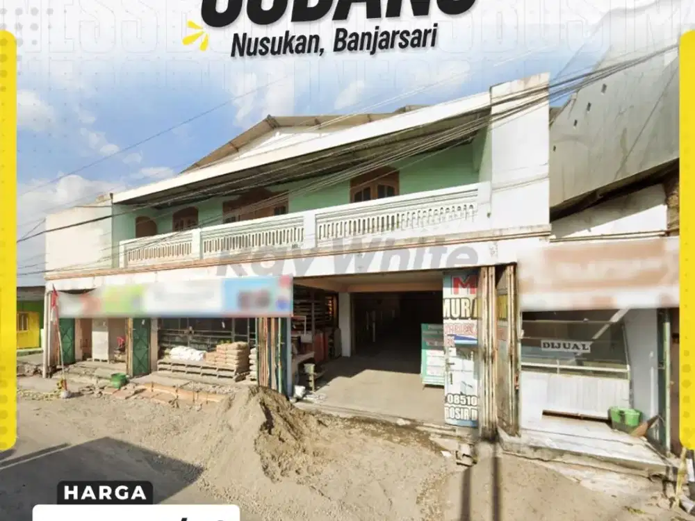 Dijual Gudang Strategis Tepi Jalan Utama dekat pasar Nusukan Banjarsari Solo