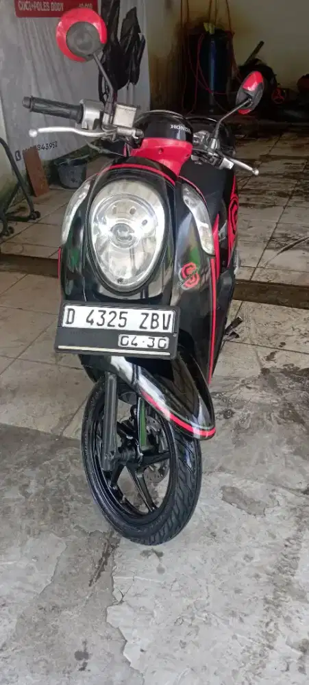Honda Scoopy 2015 ss lengkap pajak isi