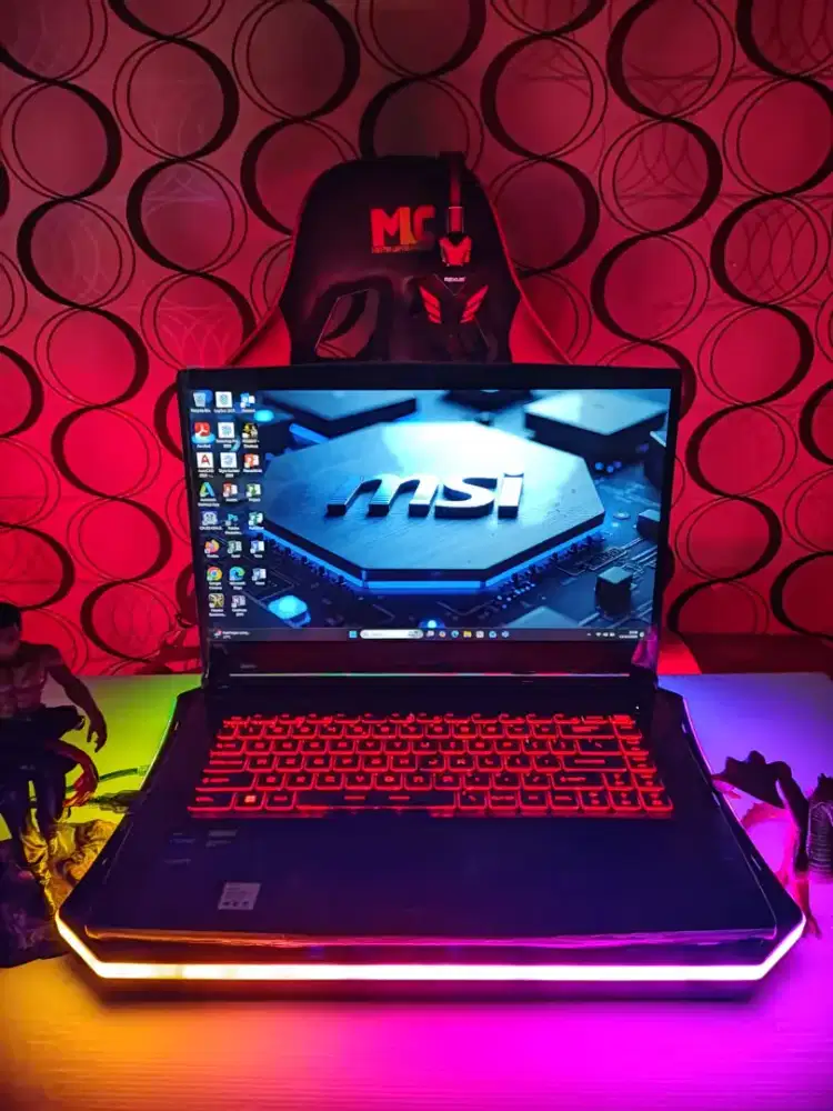 Laptop Gaming MSI GF63 Core i7 Ram 16/512gb Ssd Dual Vga Nvidia COD