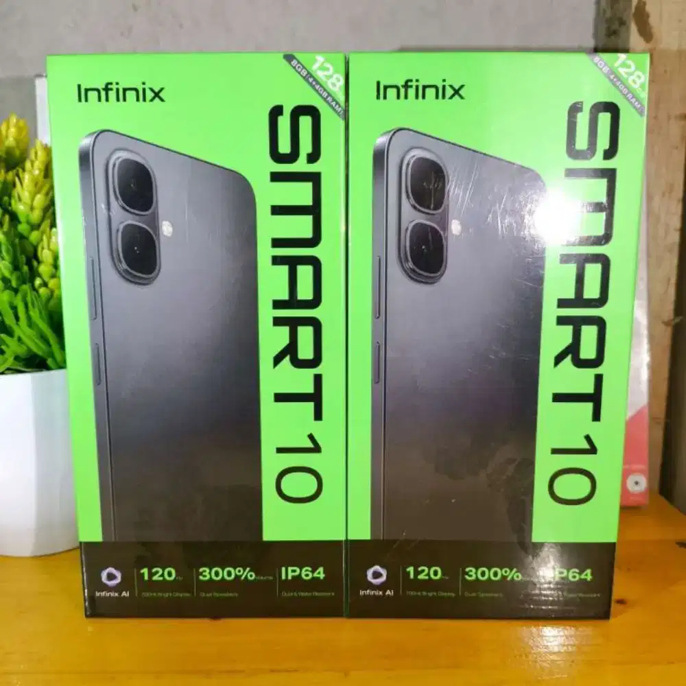 Infinix smart 10 4+4/64GB Garansi resmi 1 tahun bisa dianter/cicilan