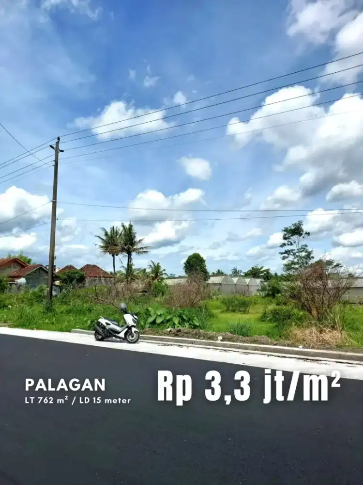 Dijual Tanah Sawah Strategis di Jalan Palagan Km 13,5
 Donoharjo