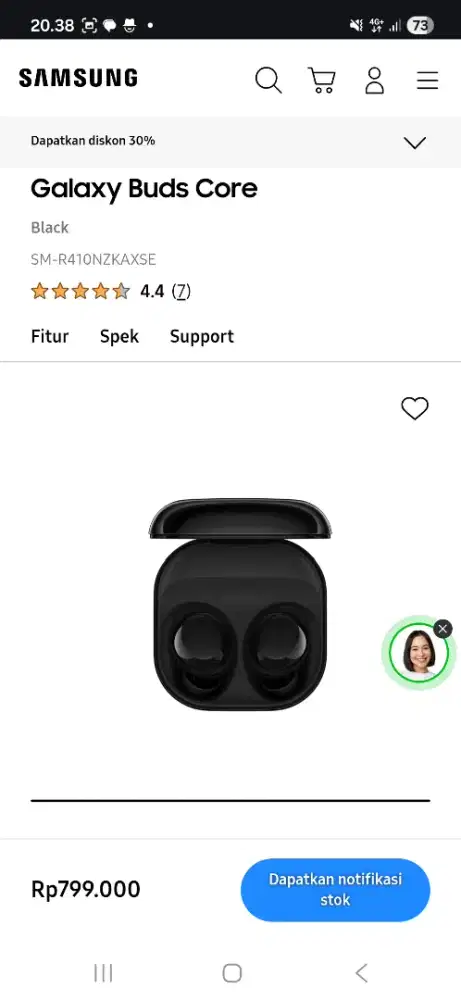 Samsung Galaxy Buds Core Baru