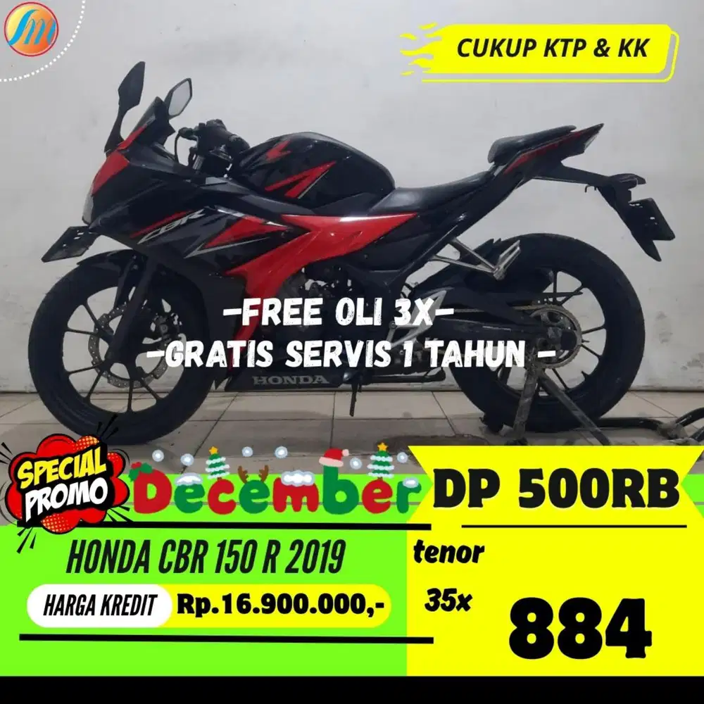 DP HANYA 500RIBU HONDA CBR 150R 2019 ANGSURAN SANGAT RINGAN BERGARANSI