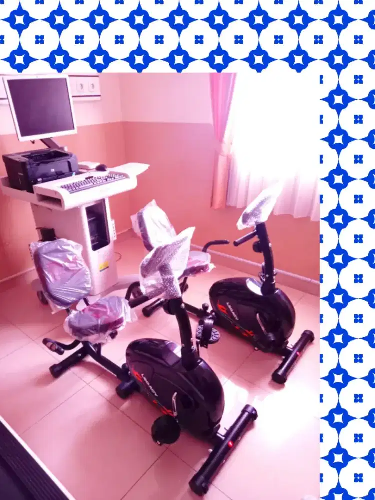 Sepeda statis Recumbent Legacy alat kesehatan PNE-182