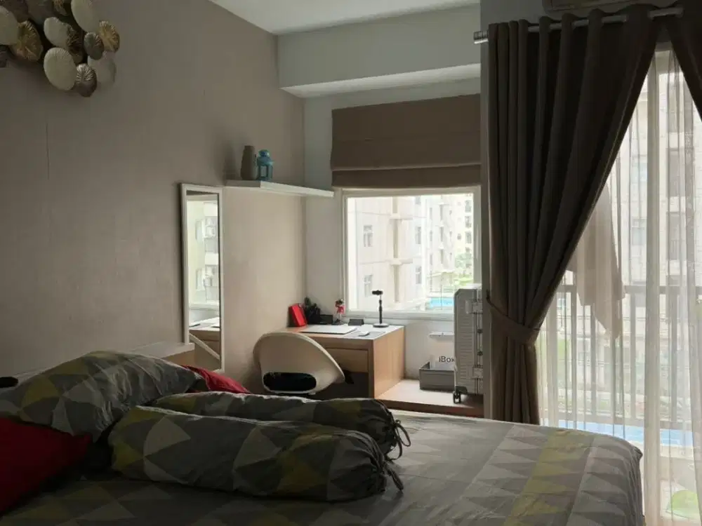 AYODHYA APARTEMEN SECOND TYPE STUDIO LANTAI RENDAH FULL FURNISHED