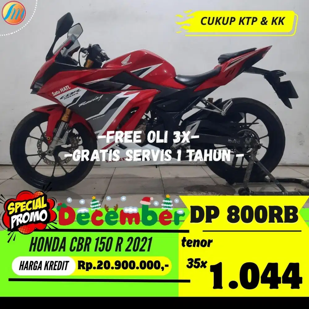PROMO DP 800RIBU HONDA CBR 150R 2021 ANGSURAN SANGAT RINGAN BERGARANSI