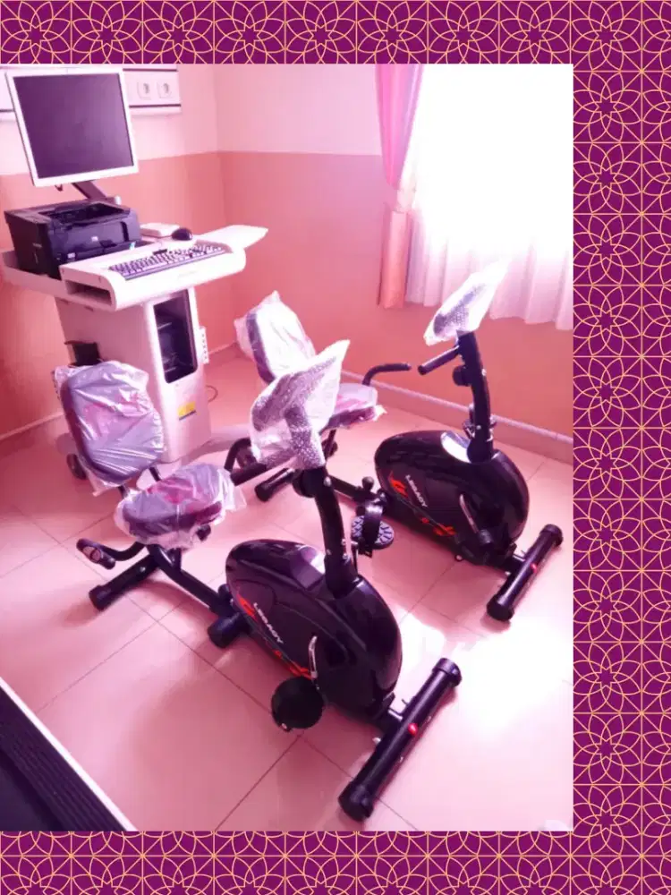 Sepeda statis Recumbent Legacy alat kesehatan PNE-182