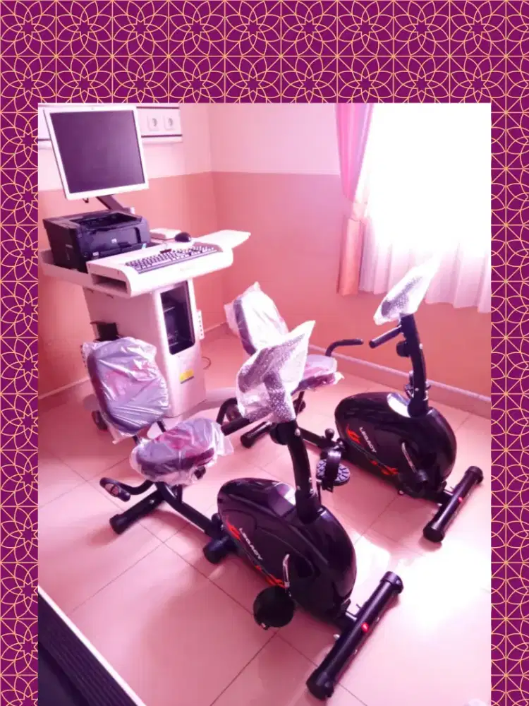 Sepeda statis Recumbent Legacy alat kesehatan PNE-182