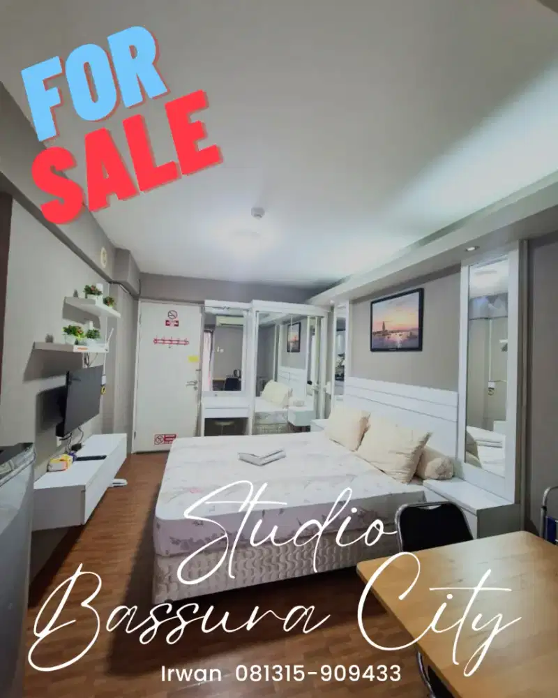 Jual Murah Studio Furnished Apartemen Bassura City Jakarta Timur