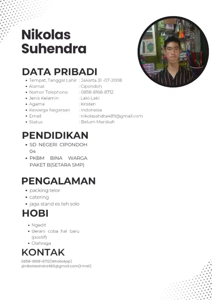 Info loker untuk saya