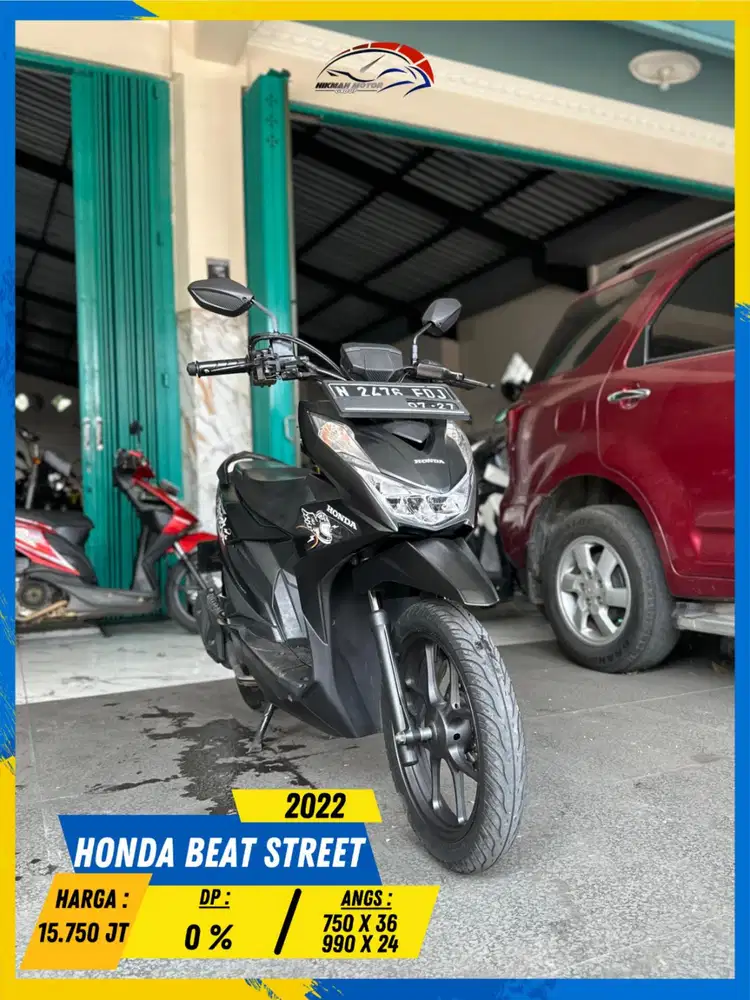 HONDA BEAT STREET 2022 MURAH  BERKUALITAS HIKMAH MOTOR KEPUH MALANG