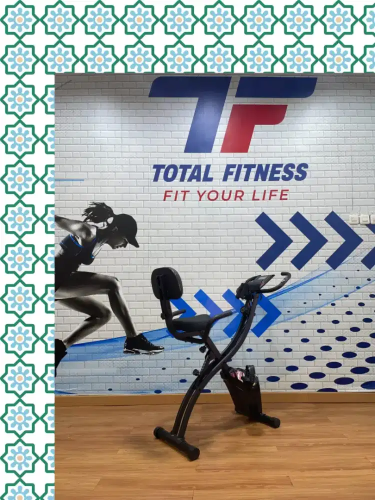 Sepeda statis Magnetic TL-925 alat olahraga OBK-391