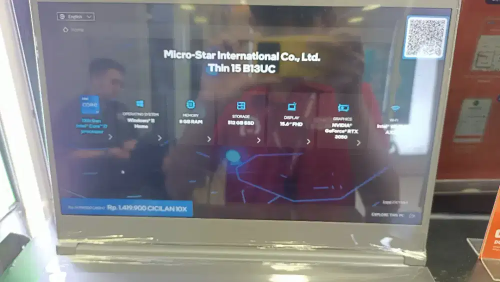 MSI THYN DENGAN CICILAN 0% home credit