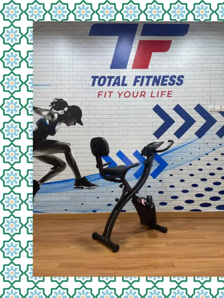 Sepeda statis Magnetic TL-925 alat olahraga OBK-391