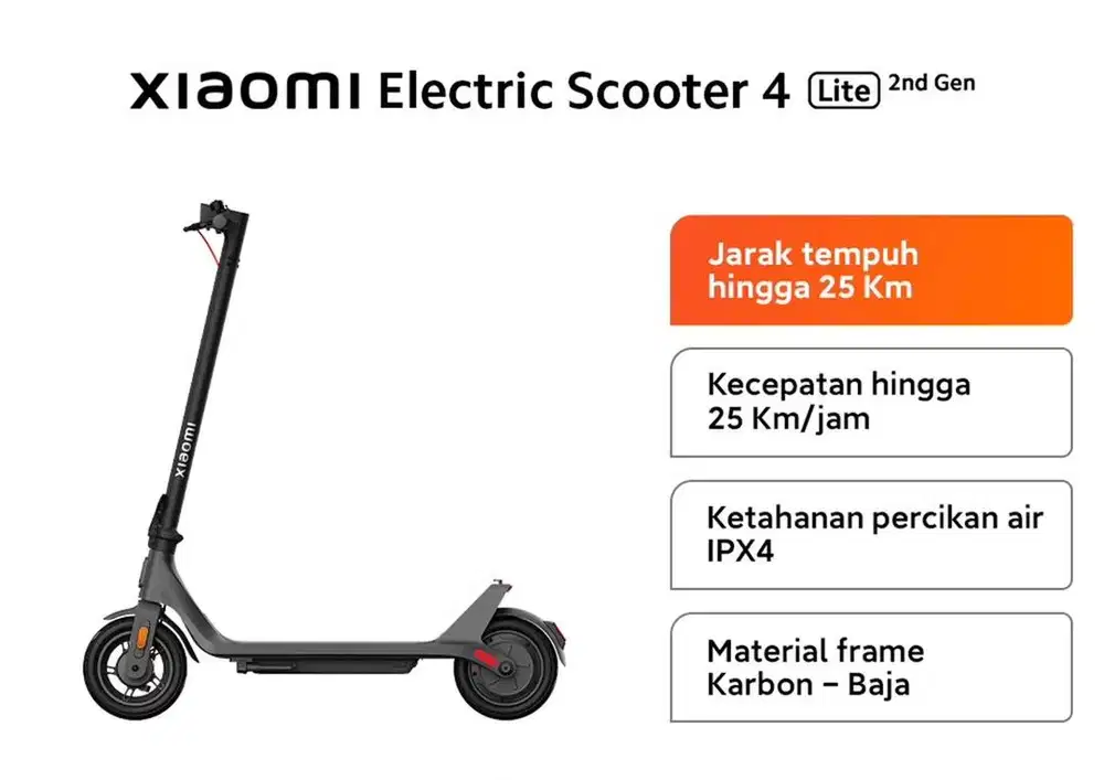 Xiaomi Electric Scooter 4 Lite