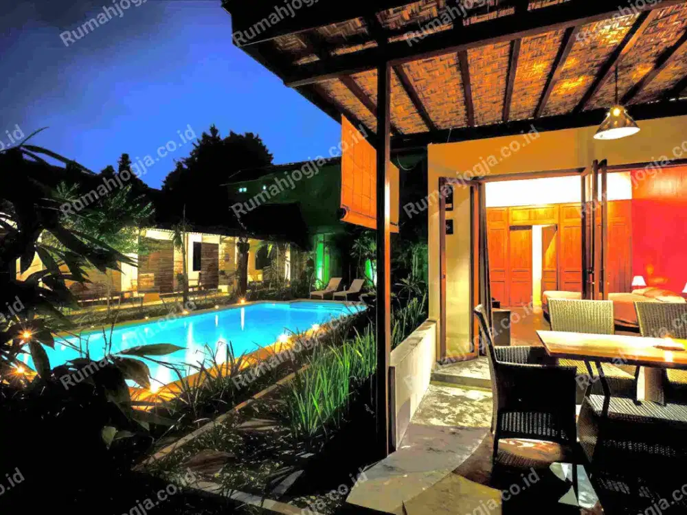 rumah villa istimewa pusat kota Prawirotaman