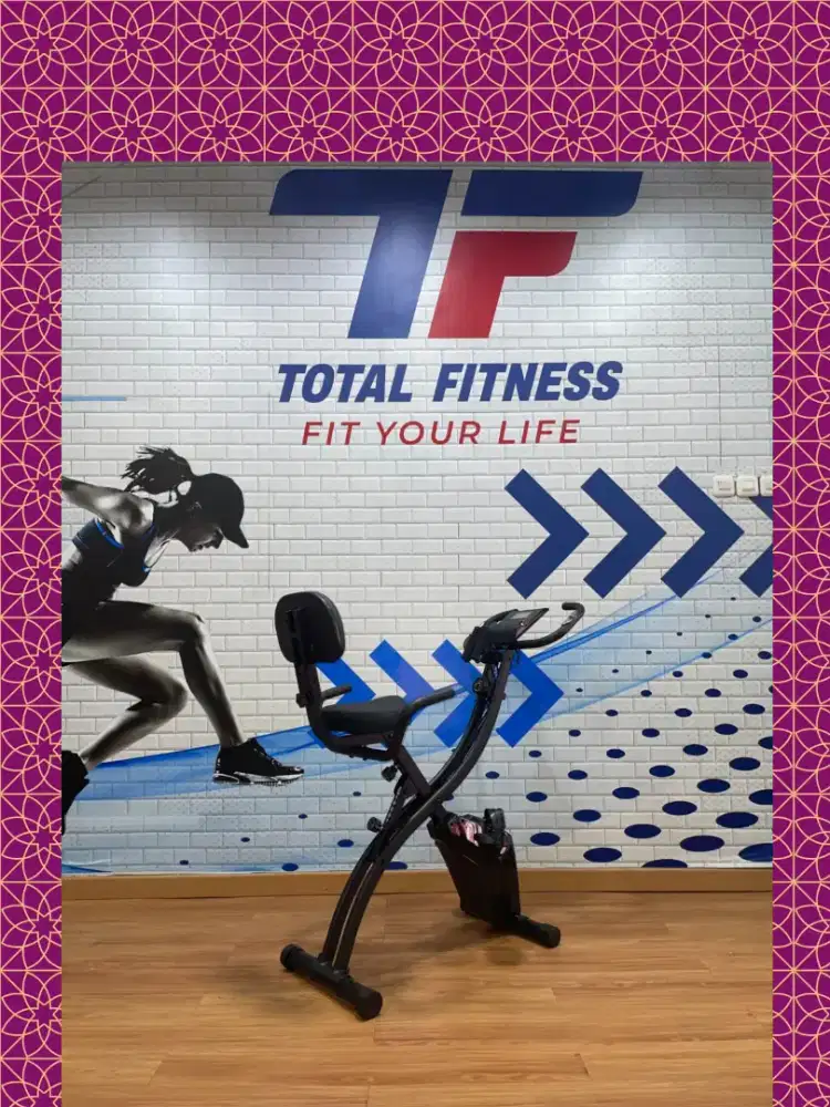 Sepeda statis Magnetic TL-925 alat olahraga OBK-391