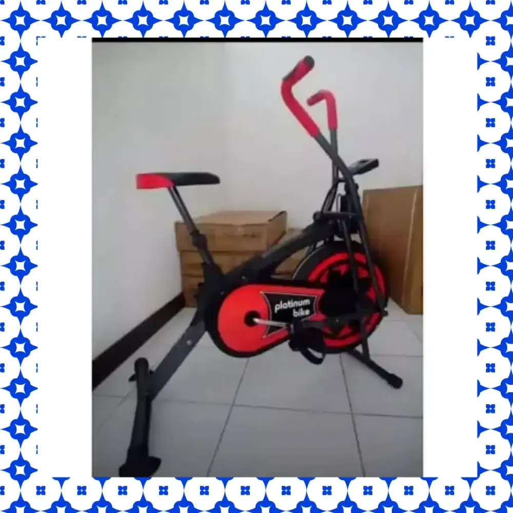 Sepeda statis Platinum Bike alat olahraga YSN-743