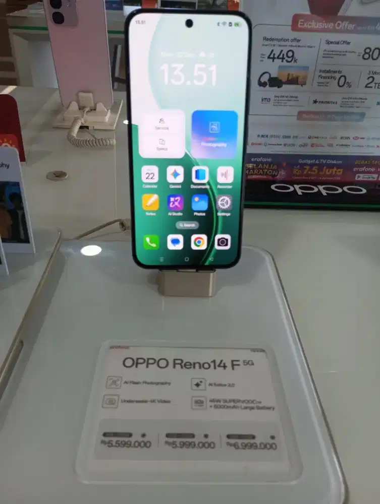 Redy oppo Reno 14 seris 5G