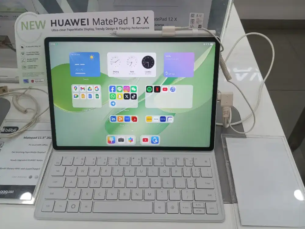 Bawa pulang Huawei Matepad 12 X pakai home credit dapat gratis cicilan