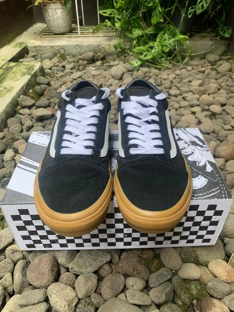 Dijual Sepatu Vans Skate Old Skool (SK8) Original Second Black Gum