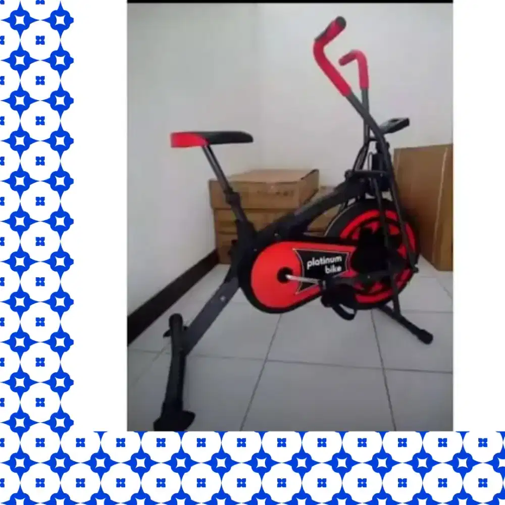 Sepeda statis Platinum Bike alat olahraga YSN-743